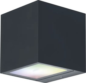 Osram - LED RGBW stmievateľné vonkajšie nástenné svietidlo SMART+ BRICK LED/14W/230V IP44 Wi-Fi