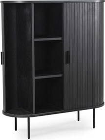 Komoda Trish 100 cm čierna