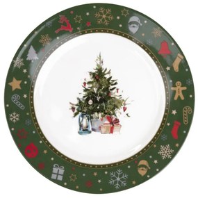 Dezertný tanier KALVEN zelený 873473