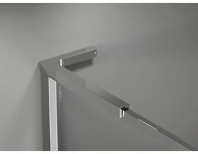 Mexen Kioto-F L, sprchová zástena s rámom 70 x 202 cm, 8 mm číre sklo, chrómový profil, 800-070-174-01-00