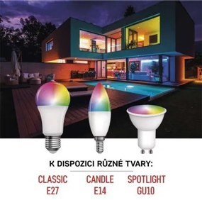 Inteligentná žiarovka GoSmart LED E27 9W 230V ZigBee RGB stmievateľná