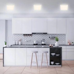 Briloner 7362-016 - LED Stropné svietidlo CADRE LED/18W/230V 29,6x29,6 cm biela