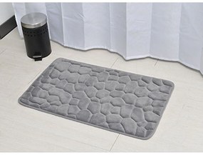 Predložka do kúpeľne Stones, 50x80 cm, sivá
