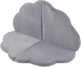 Kvetinová podložka 115x115x5cm, šedá, prémiový menčester