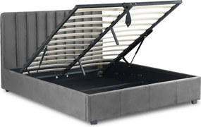 Vintino Moderná čalúnená posteľ BELISIMA (120×200 cm)-sivá