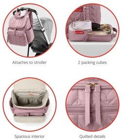 Skip Hop - Přebalovací batoh FORMA Muave Mist na kočárek