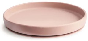 Mushie Classic silikónový tanier s prísavkou - Blush