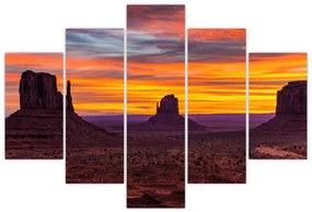 Obraz - Monument Valley v Arizone (150x105 cm)