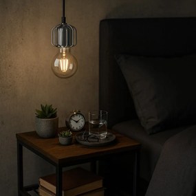 Toolight - Stropná lampa 1xE27 APP594-1CP, chrómová, OSW-09891