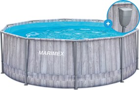 Marimex | Bazén Marimex Florida 3,05x0,91 m so zabudovaným skimmerom - SIVÉ DREVO | 10340316