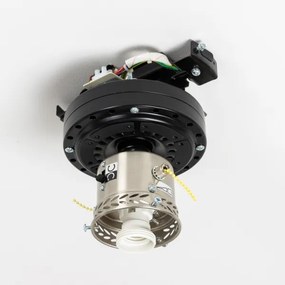 ZEVENTI - Stropný ventilátor GALDANA 1xE27/60W/230V šedá/biela