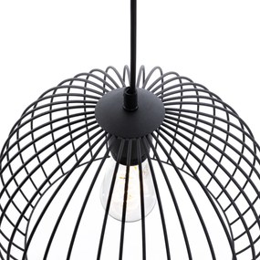 Moderné závesné svietidlo čierne 3-svetlo - Koopa