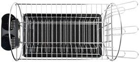 Kovový odkvapkávač na riad Basic Kitchen, 51x36,5x23,5 cm