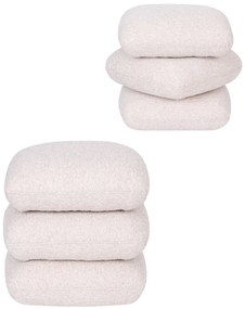 Moderný otočný taburet Vario do obývačky, béžový