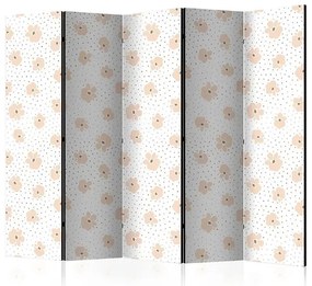 Paraván - Children Flowers II [Room Dividers] Veľkosť: 225x172, Verzia: Akustický