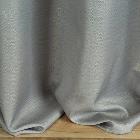 ZÁVES NA KRÚŽKOCH KIRA 140X250 CM STRIEBORNÁ