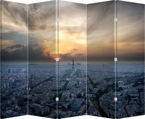 Paraván - Paríž z výšky (210x170 cm)
