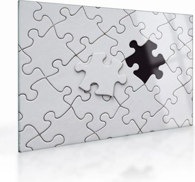 Sklenený obraz puzzle (70x50 cm)