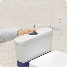 Ricokids Detský nočník s melódiou RK-290 biely a modrý