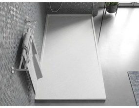 Mexen Amon, SMC obdĺžniková sprchová vanička 160 x 70 cm, biela, 4F107016