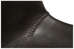 Sivá jedálenská stolička z imitácie kože DAN–FORM Denmark Hype