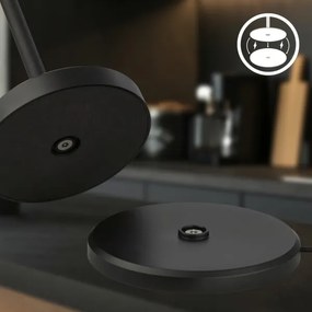 Briloner 7521015 - stmievateľná LED stolná lampa SIGO 2,5W/5V IP44 2600 mAh čierna