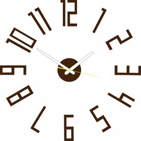Nástenné hodiny Quartz, nalepovacie dekorácie, 3D zrkadlové nálepky Xmomo X0018-Wall clock HEU-