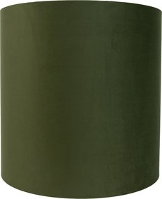 Zamatové tienidlo zelené 40/40/40 so zlatým interiérom