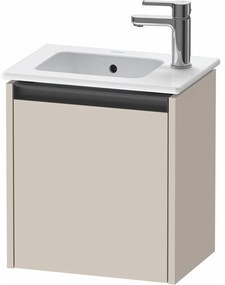 DURAVIT Ketho 2 závesná skrinka pod umývadielko, 1 dvierka, pánty vľavo, 410 x 292 x 440 mm, taupe matná, K25060L91910000