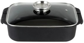 Pekáč s pokrievkou TORO 6,5 l 34,5x10x24,5 cm čierny