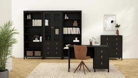 Knihovna Realty 78 cm černá