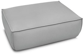 Svetlosivá podnožka z imitácie kože Boheme – Bobochic Paris