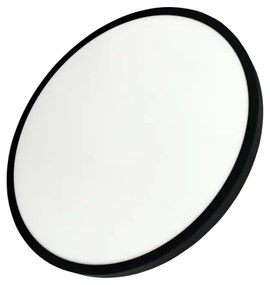 LED stropné svietidlo LED/40W/230V 3000/4000/6500K pr. 50 cm čierne
