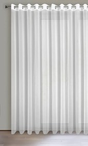 ZÁCLONA NA KRÚŽKOCH ESEL 350X250 CM BIELA