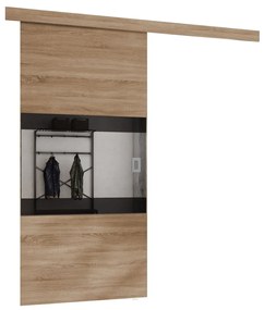 Posuvné dvere Arturo 70, Farba:: biela / zrkadlo + lacobel