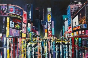 Samolepiaca tapeta farebný New York - 225x150