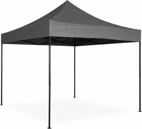 MultiGarden Záhradný samorozkladací stan s baldachýnom 3x3m - sivý MultiGarden