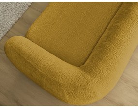 Ženilková rozkladacia pohovka v horčicovej farbe 228 cm Neyo – Bobochic Paris