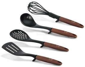 Ebony Rosewood sada kuchynských pomocníkov, 4 ks