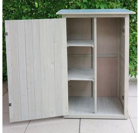 Habau Záhradná skriňa Benno, 76 x 56 x 117 cm, sivá  (100344780)