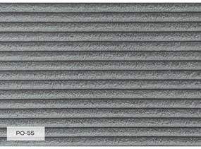 Svetlosivá menčestrová leňoška (ľavý roh) Chic Charlotte – Miuform