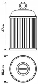 LED Stmievateľná vonkajšia lampa CANARI LED/2W/5V IP44