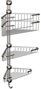 Trojitá rohová polička