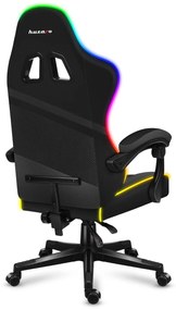 Herná stolička HUZARO FORCE 4.4 RGB BLACK MESH