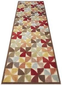 ELLE Decoration koberce AKCIA: 80x250 cm Kusový koberec Creative 103966 Brown/Multicolor z kolekcie Elle - 80x250 cm
