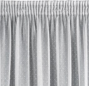 ZÁCLONA NA PÁSKE SIBEL 300 CM X 250 CM BIELA