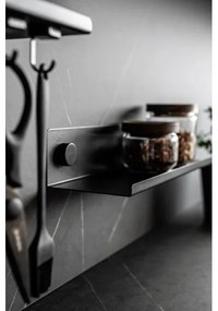 WENKO 71147800 - Polica JET 25x7,5 cm čierna