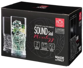 RCR SOUND SOUL POHÁR NA VODU 350ML SADA 6KS