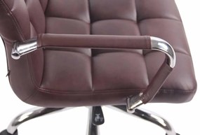 Design-Shop Kancelárska stolička DS19467401 - Bordová