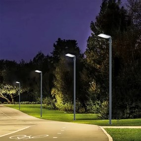 Brilagi-LED Vonkajšie svietidlo so stĺpom a 4 m káblom URBANLIGHT LED/100W/230V antracit IP65